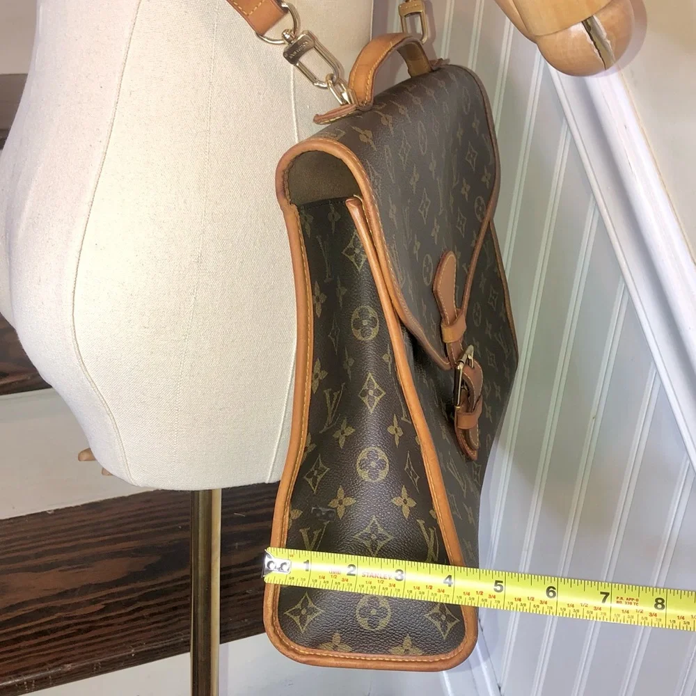LOUIS VUITTON Beverly GM Monogram Business Laptop Computer Crossbody Bag